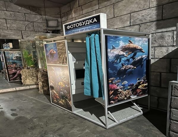 Фотобудка вже в Океанаріумі