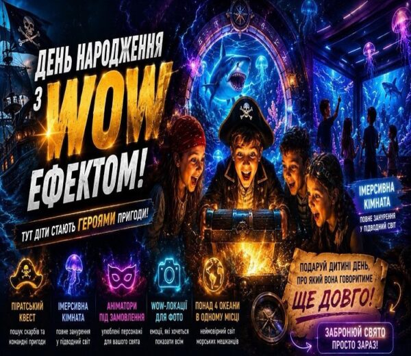 🌊 МЕГА-КРУТЕ день народження у нас! 🦈